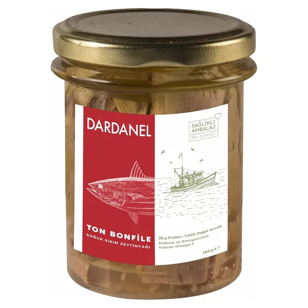 Dardanel Zeytinyağlı Ton Balığı Fileto 185 gr