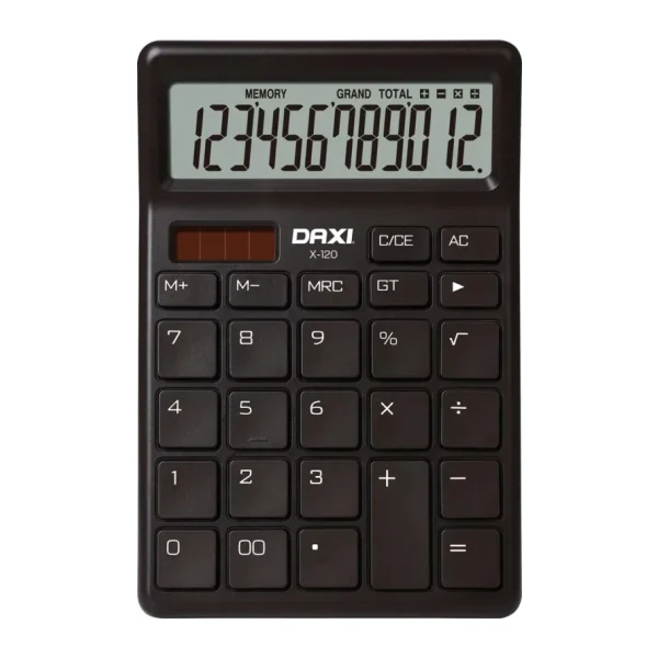Daxi X-120 Siyah 12 Haneli Hesap Makinesi