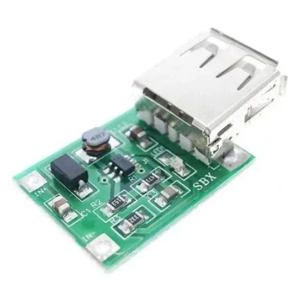 DC-DC 0.9V-5V to 5V 600A Voltaj Yükseltici USB Şarj Modülü