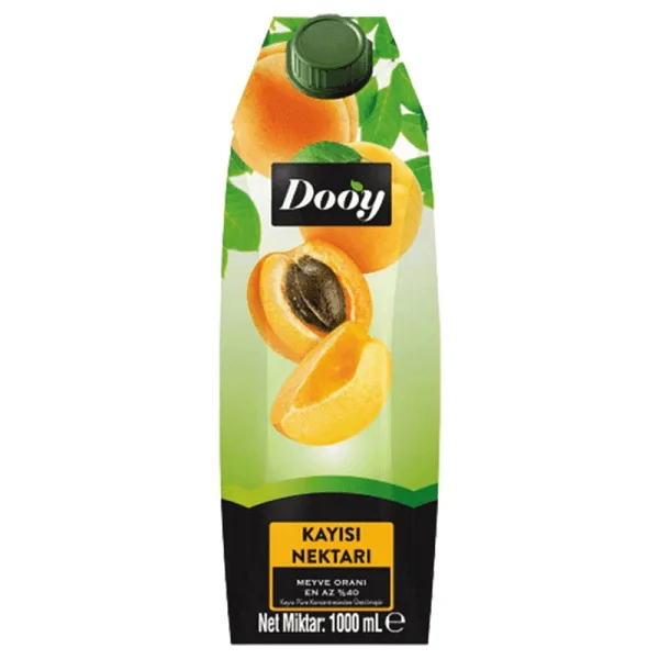 Dooy 1 lt Kayısı Meyve Nektarı