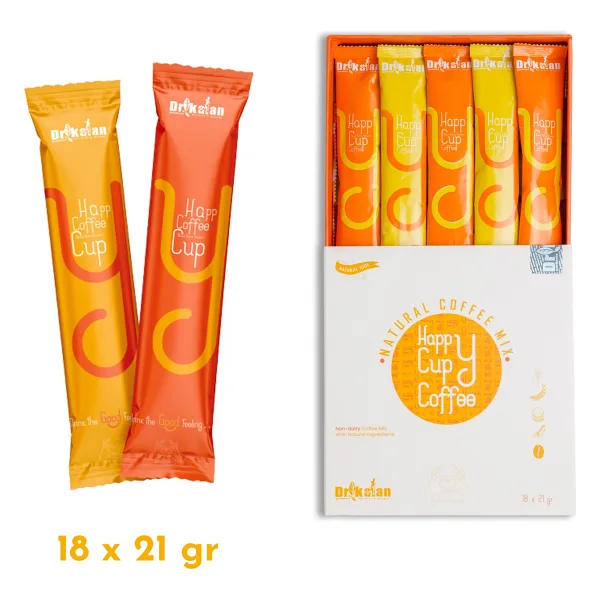 Dr. Kalan Bitkisel Kahve Karışımı Happy Cup Coffee 18 x 21 gr - 378 gr