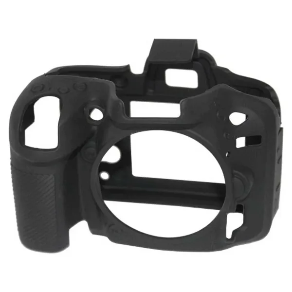 EasyCover Silikon Kılıf (Nikon D7100 / D7200 Siyah)