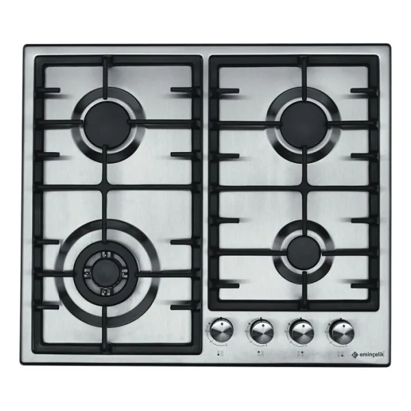 Eminçelik EC-AH 3440 SW X60 DNG Wok Gözlü Inox Ankastre Ocak