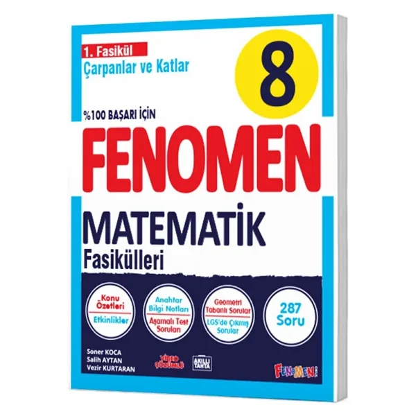 Fenomen Okul Yayınları 8. Sınıf Matematik 1. Fasikül Çarpanlar ve Katlar