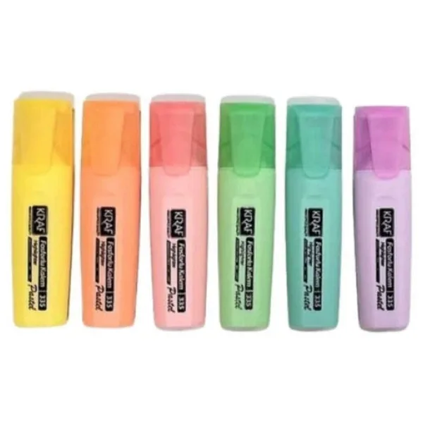 Fosforlu Kalem Pastel 6 Li 335