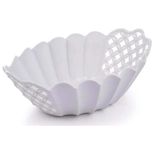 Gmb Nazen K-49 Termoset Kırılmaz-Oval Ekmek Sepeti-21X32 Cm 12 Adet