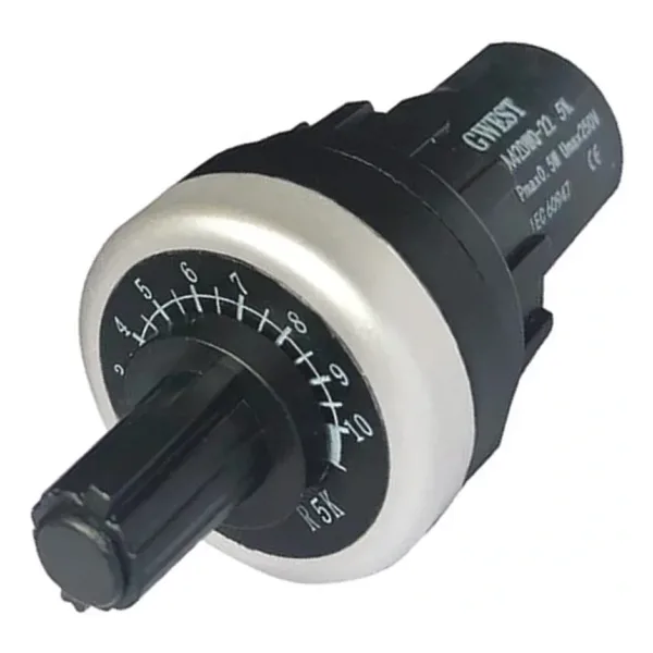 Gwest APT22-10K 22mm 10K Tek Turlu Potansiyometre 220V