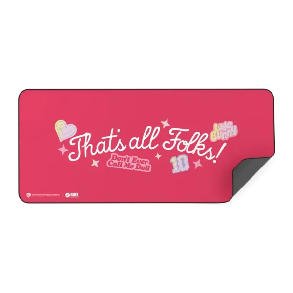 Hawk Gaming Chair Looney Tunes Don't Ever 90x40 Kaymaz Taban 3mm Mouse Pad - Don't Ever Call Me Doll