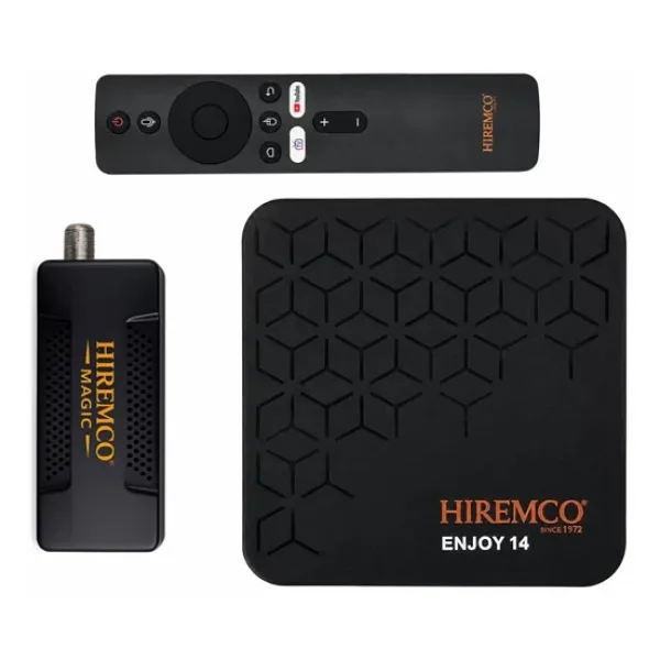 Hiremco Enjoy 14 + Magic Usb-A Kurulu Uydu Seti 4K Android Tv Box