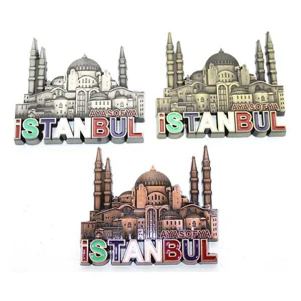 İstanbul Temalı Metal Magnet Model 6