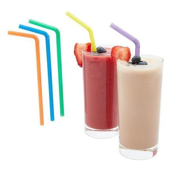 Jelatinli Körüklü Frozen Pipet 100'LÜ Renkli Pipet