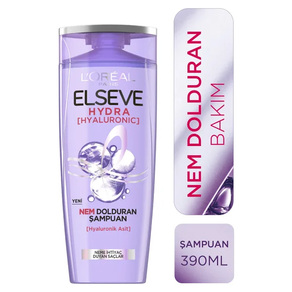 L'Oreal Paris Elseve Hydra Nem Dolduran 390 ml Şampuan