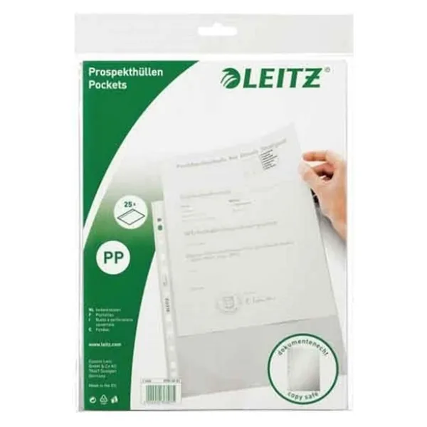 Leitz Poşet Dosya A4 11 Delikli Buzlu 100Lü - 2 paket