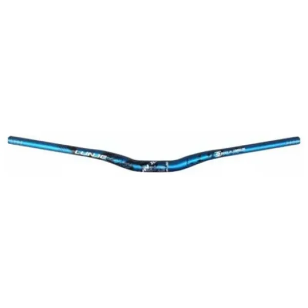 Lunje Alüminyum 31.8 780 Mm Riser Mtb Gidon Bisiklet Gidonu Mavi Siyah