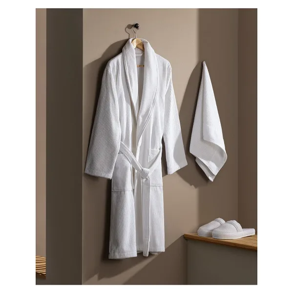 Madame Coco Corentin Erkek %100 Pamuk Bornoz Set