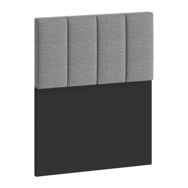Mobpazar Capella Baza Başlığı 90X100 Cm Antrasit Tek Kişilik