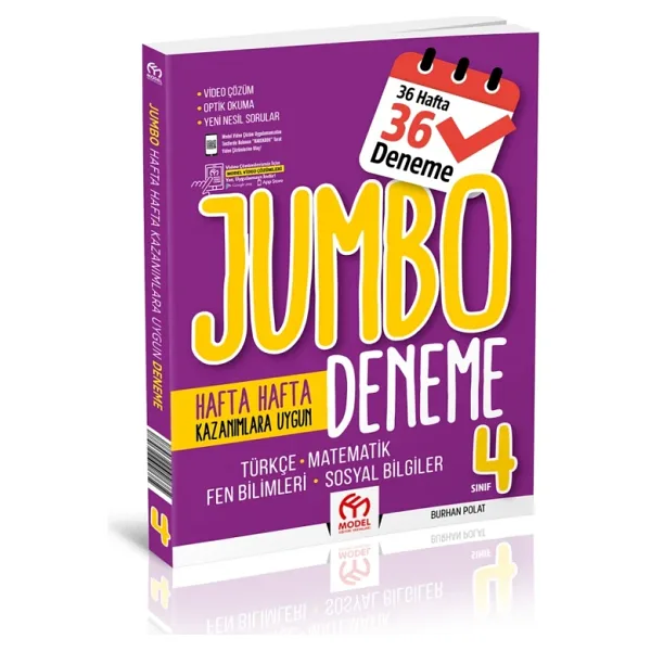 Model Eğitim Yayınları 4. Sınıf Jumbo Tüm Dersler Deneme