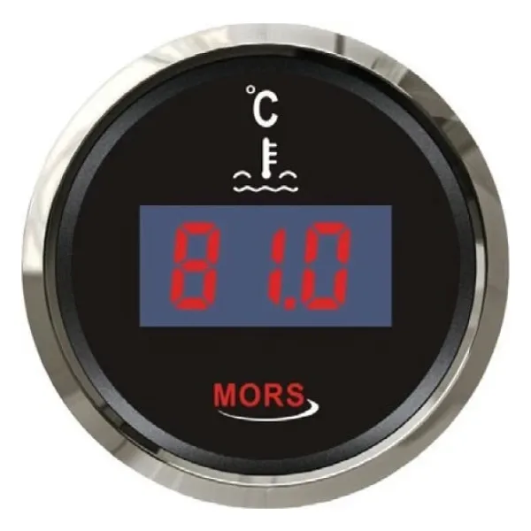 Mors Dijital Hararet Göstergesi 12-24 Volt Siyah