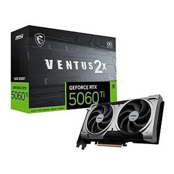 MSI RTX 5060 TI 16G Ventus 2X OC Plus G506T-16V2CP 128 Bit GDDR7 16 GB Ekran Kartı