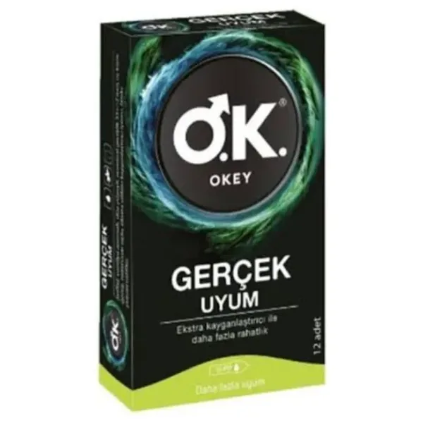 Okey Gerçek Uyum 12'li Prezervatif