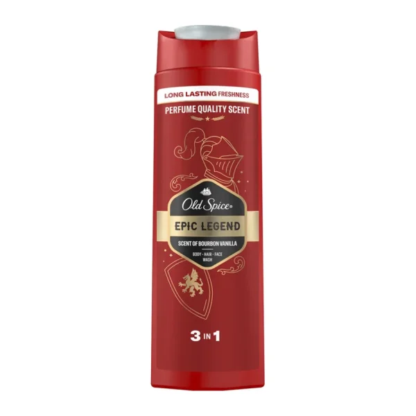 Old Spice Epic Legend 400 ml 3 Adet Erkek Duş Jeli ve Şampuan