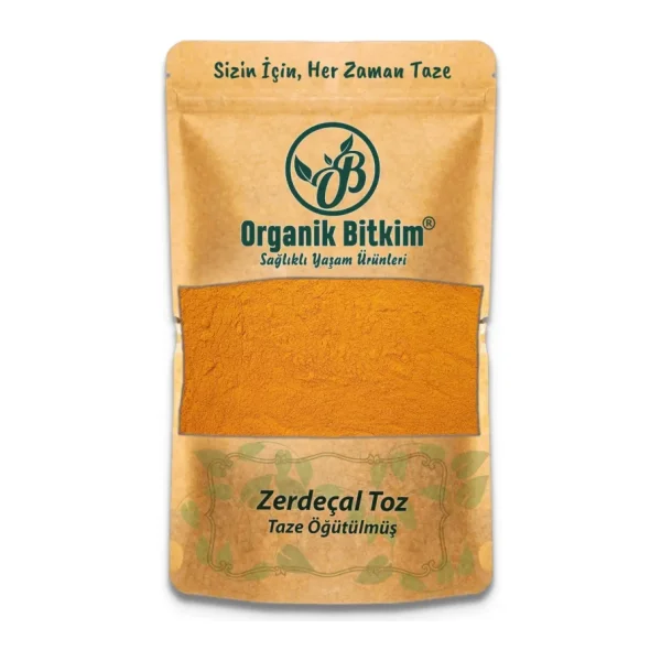 Organik Bitkim 1000 gr Toz Zerdeçal