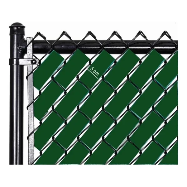 Örgü Tel Koruma, Kapatma, Gizlilik Bantları, Pvc Çit Şeridi (50 Metre) (5cm, Yeşil)