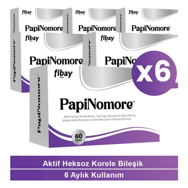 PapiNomore 60 Kapsül 6'lı