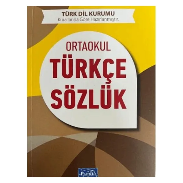 Parıltı Yayınları Ortaokul Türkçe Sözlük
