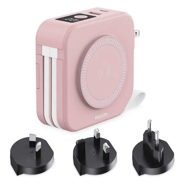 Philips DLP4347CP Pembe 10000 mAh Hızlı Şarj MagSafe Powerbank
