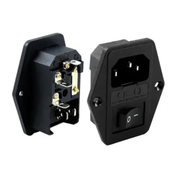 Powermaster Anahtarlı Kulaklı C7 Dişi Fiş Şase (IC-214)