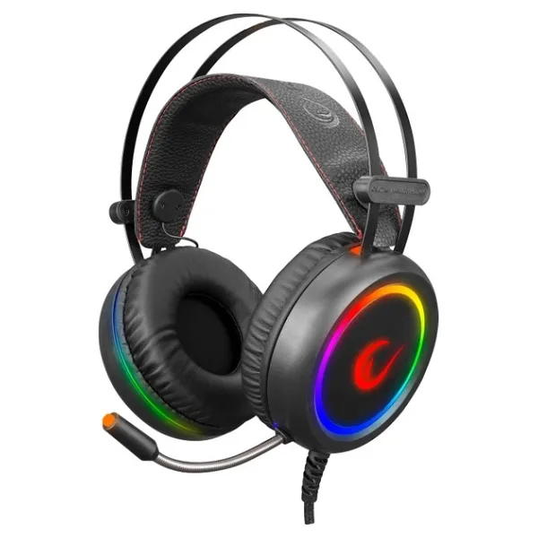 Rampage Stormy Siyah RGB 7.1 USB Kablolu Kulak Üstü Oyuncu Kulaklığı