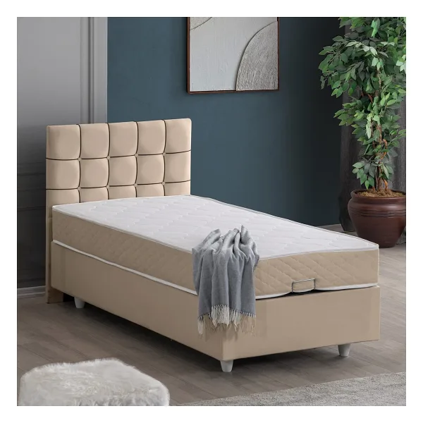 Setay Tavira Tek Kişilik Baza Başlık Letto Yatak Seti