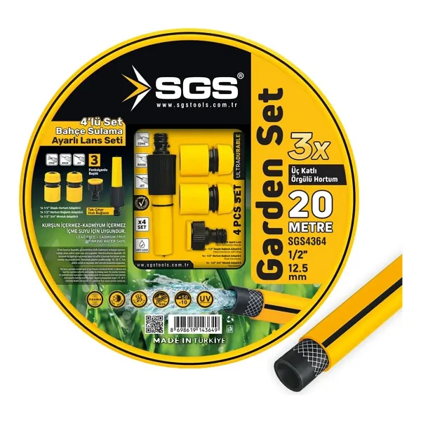 Sgs SGS4364 Gardenflex 20 m Bahçe Hortumu