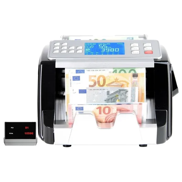 Sigma Sc9520p Karışık Para Sayma Makinesi - Tl - Euro - Usd - Türkçe Sesli Uyarı + Müşteri Ekranı