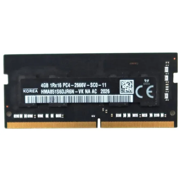 Skhynix 4 GB 2666 MHZ CL19 HMA851S6DJR6N-VK DDR4 Ram