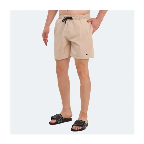 Slazenger Rating KTN Bej Erkek Deniz Şortu