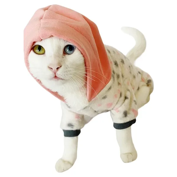 Softie Spotty Pink Kedi Tulumu Kedi Kıyafeti