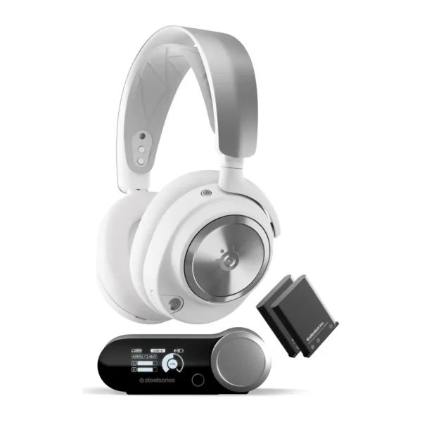 SteelSeries Arctis Nova Pro Beyaz Kablolu/Kablosuz Kulak Üstü Oyuncu Kulaklığı