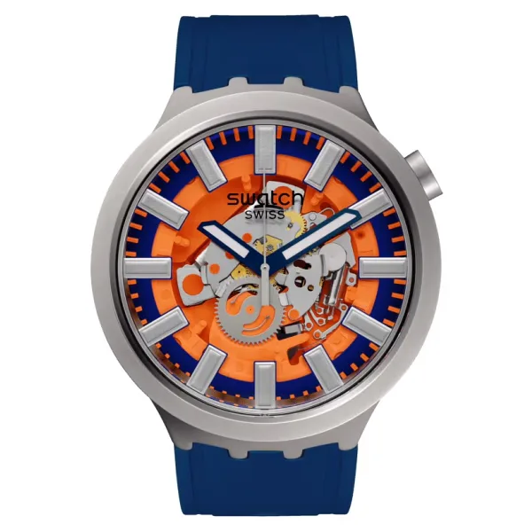 Swatch Big Bold Orange in the Works SB07S114 Erkek Kol Saati