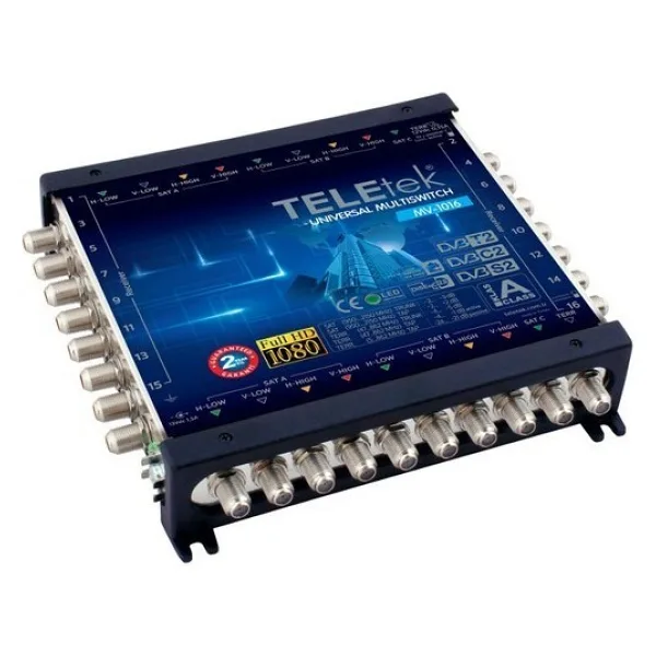 Teletek MV-1016 16 Çıkışlı Merkezi Sistem Santrali