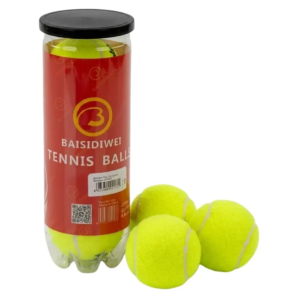 Tenis Topu 3'Lü Set Dayanıklı Antrenman Ve Maç Topları