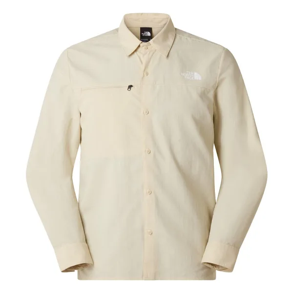 THE NORTH FACE M PACKABLE LONG SLEEVE SHIRT Erkek Tişört NF0A8FTRDOM1 Gri-L
