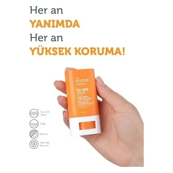 The Purest Solutions Stick Spf 50, Bariyer Onarıcı, Yatıştırıcı Güneş Kremi - Option-1