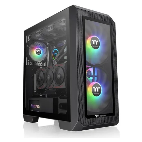 Thermaltake View 300 MX CA-1P6-00M1WN-00 ARGB Fanlı Siyah E-ATX Oyuncu Kasası