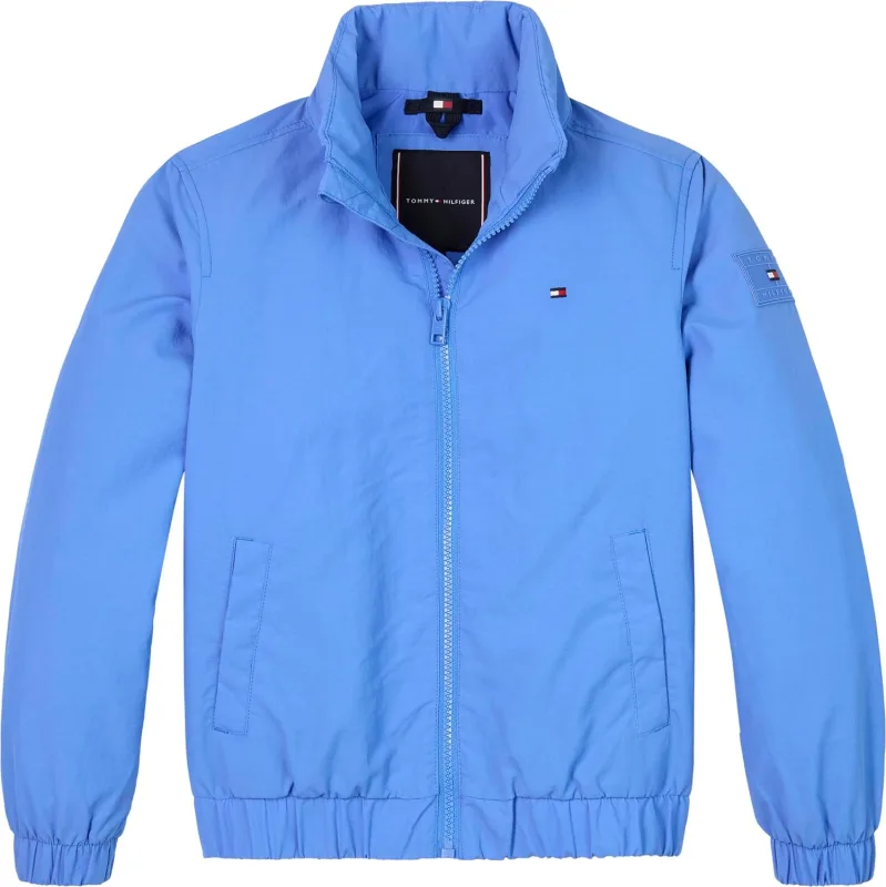 Tommy Hilfiger Essential Jacket Erkek Çocuk Ceket, Mavi, 74