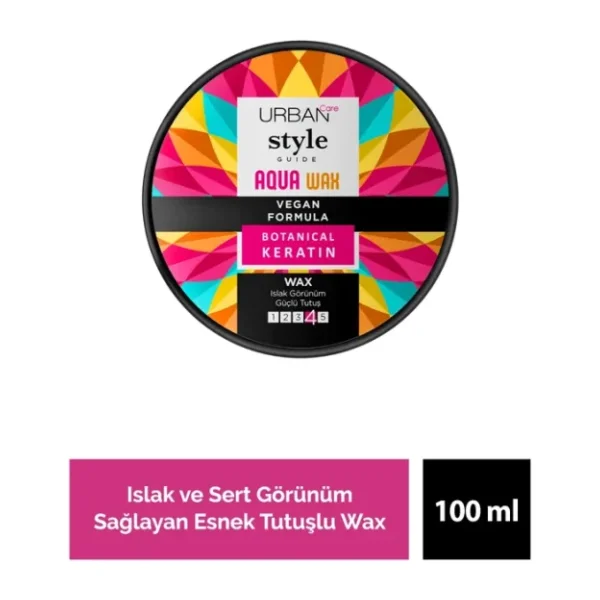 Urban Care Style Guide Vegan Islak Görünüm Aqua Wax 100 ml