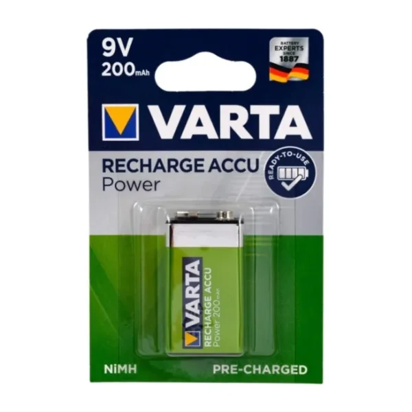 Varta 56722 200 mAh 9V Şarjlı Pil