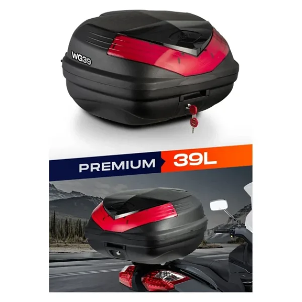 Wogen WG39 Premium 39 lt Arka Motosiklet Çantası