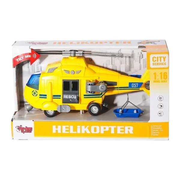 Wy750a-B-C 1 16 Sesli Ve Işıklı Helikopter -Vardem